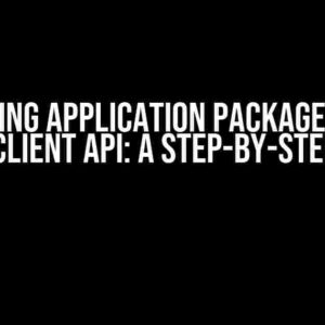 Deleting Application Package using BatchClient API: A Step-by-Step Guide